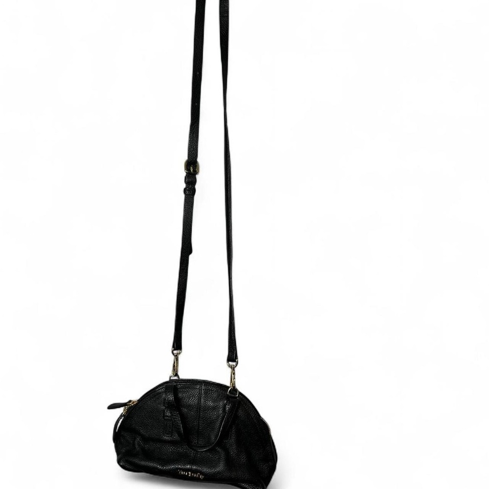 Whimsigoth Vera Bradley Black Leather Floral Crossbody Bag - Picture 7 of 7